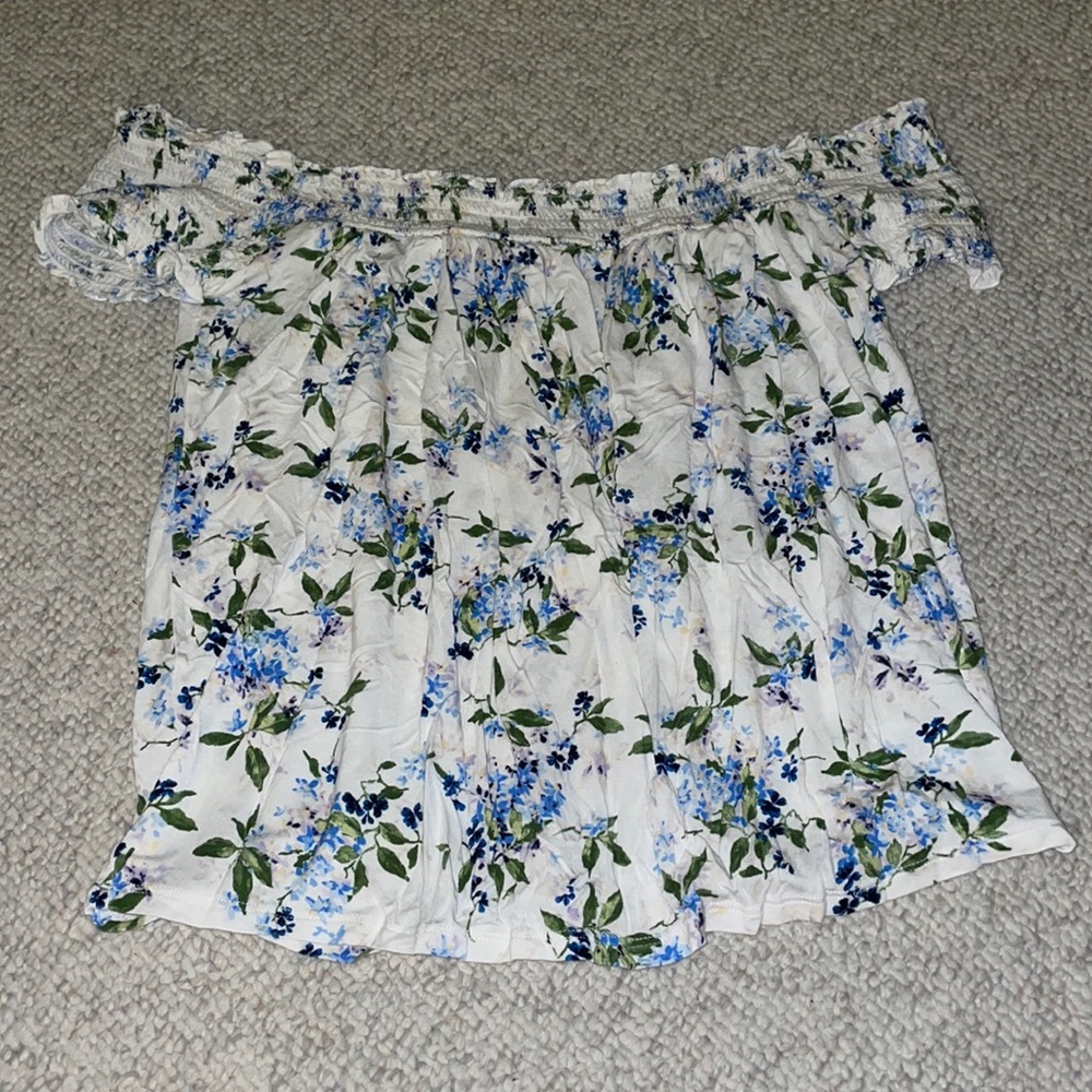 Off the shoulder floral top